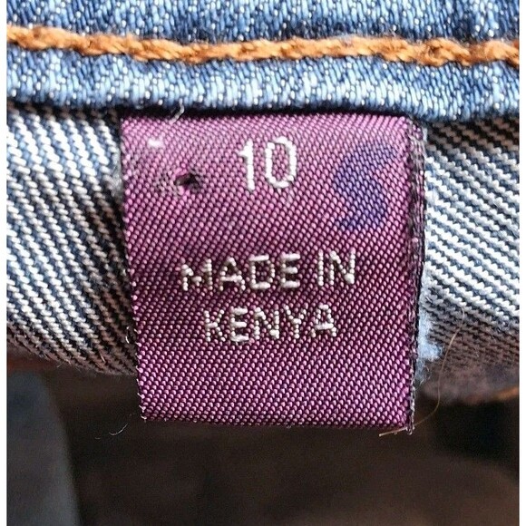 Gloria Vanderbilt Sz 10 Womens Blue Jeans Pocket Denim Button Zip Adult Amanda - Picture 7 of 9